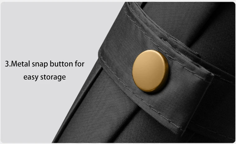 Fully automatic wooden handle curved hook windproof sunscreen folding umbrella for men and women in sunny and rainy weather