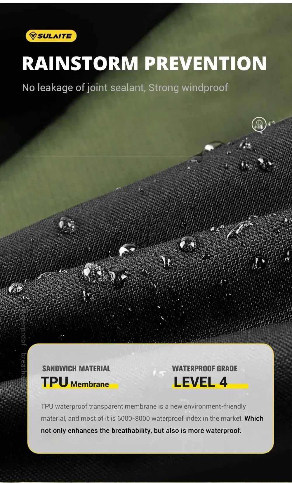 Waterproof Motorcycle Rain Suit-Full Body Raincoat & Rain Pants Set with Reflective Strips Fit for Men Women All-Weather Cycling