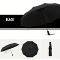 Automatic 10 Bones Sunny Umbrella, Windproof Sunny And Rainy Business Men And Women Folding Umbrella