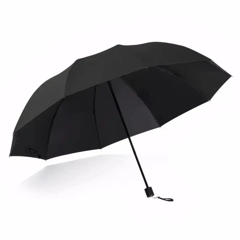 130cm Extra-large Folding Umbrella Heavy-duty Reinforced Portable Travel Windproof Rain Umbrella For Travel Family Use 2026