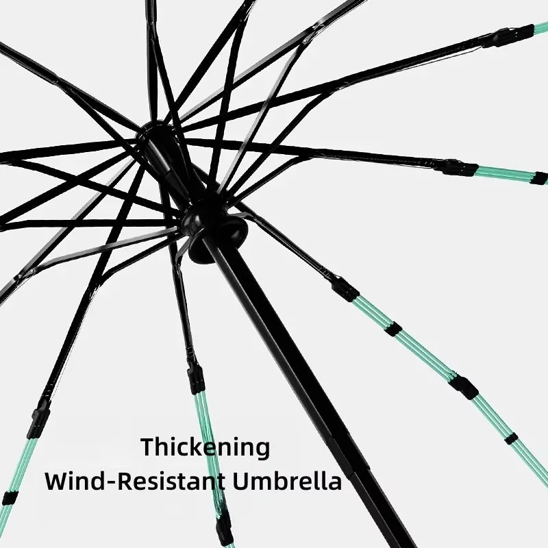 20 Bones 105cm Reinforce Ring Clasp Fully Automatic Umbrella for Men and Women Folding Windproof Strong Waterproof Sunscreen