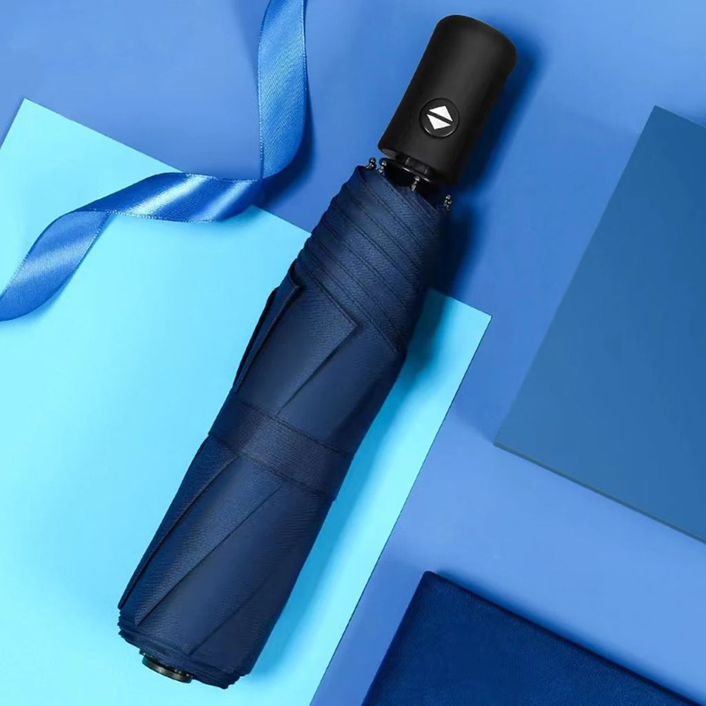 Automatic umbrella eight bone vinyl sunshine and rain dual-purpose sun umbrella sunshade and UV rays automatic folding gift adve