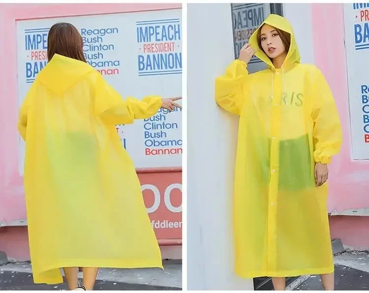 Adult Raincoat Non Disposable Thickened Outdoor Travel Climbing Waterproof Rain Gear Universal One Piece Raincoat