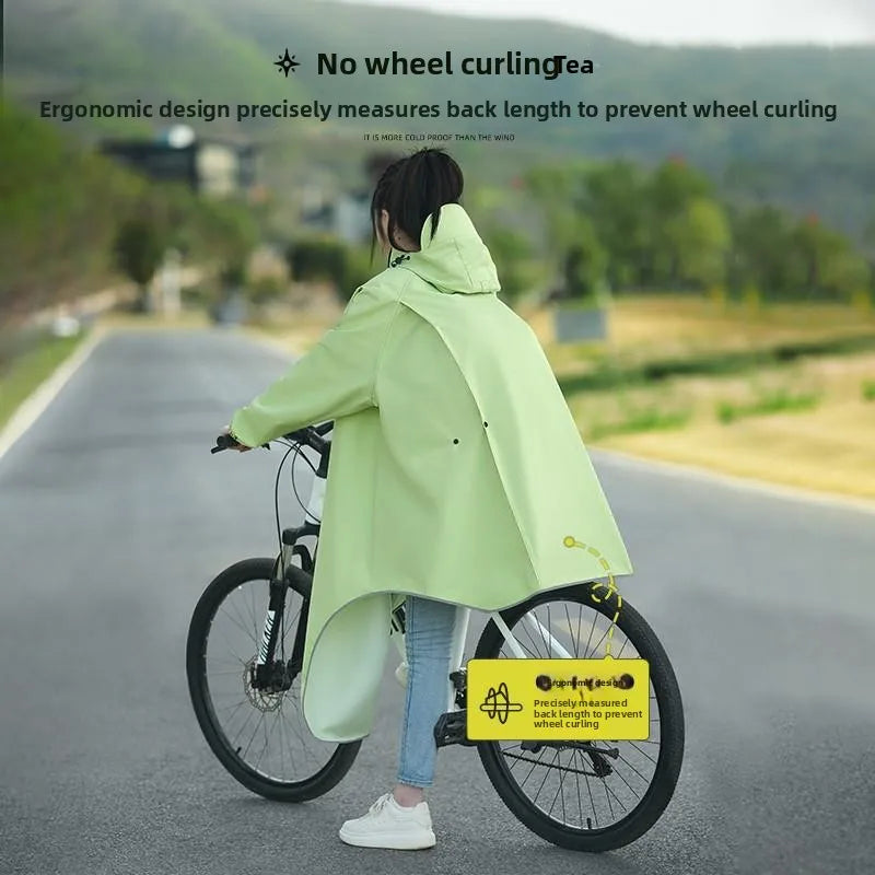 Youthful Bicycle Raincoat for School Riding Mountain Bike Road Outdoor Cycling ex High School Students Special Use
