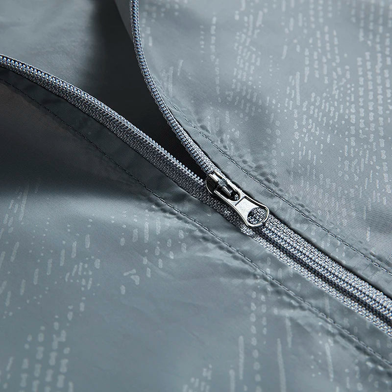 JNLN Unisex Waterproof Outdoor Sport Jacket Men Women Hiking Camping Trekking Quick Dry Windbreaker Sun-Protective Rain Coat