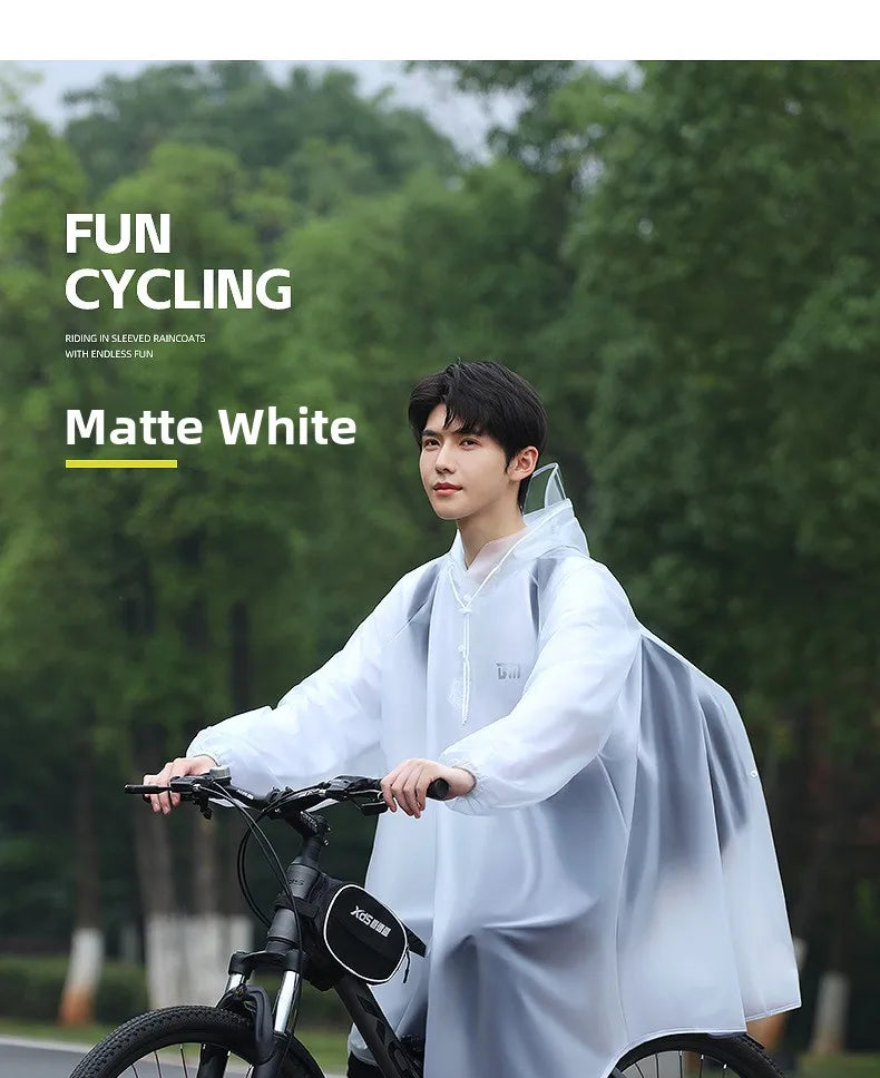 Youthful Bicycle Raincoat for School Riding Mountain Bike Road Outdoor Cycling ex High School Students Special Use