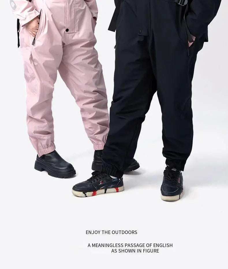 Electric Motorcycle Full-body Raincoat for Riders, Unisex Long Version with Fleece Lining, Waterproof and Rainproof Riding Rain