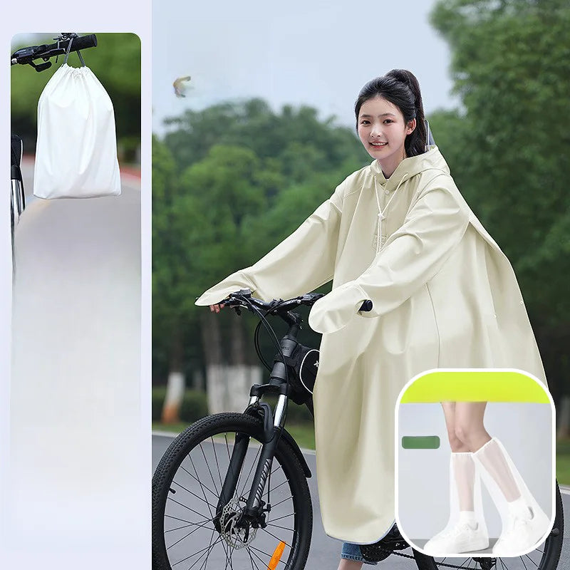 Youthful Bicycle Raincoat for School Riding Mountain Bike Road Outdoor Cycling ex High School Students Special Use