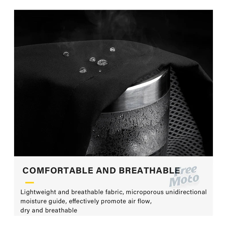 SULAITE Motorcycle Raincoat Suits Men Waterproof Rain Gear Rain Jacket Reflective Work Rain Coats Lightweight Hiking Rainsuit