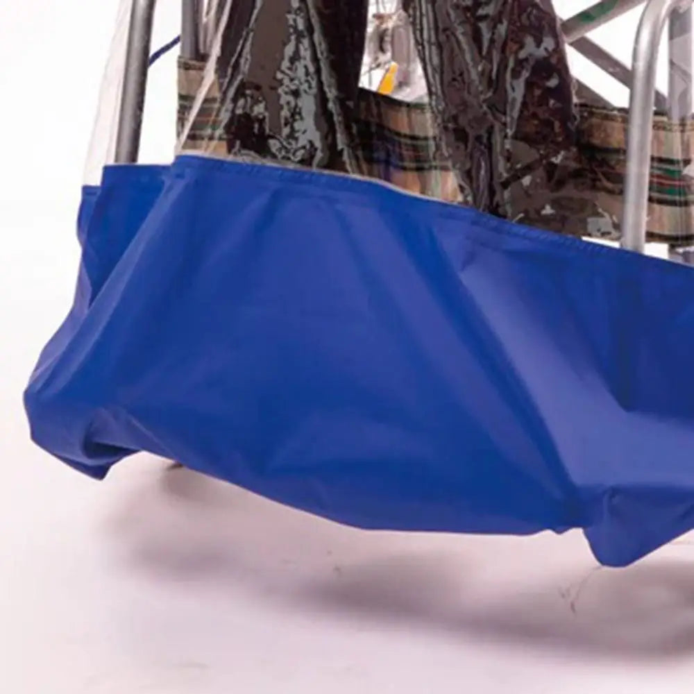 Reusable Wheelchair Rain Poncho Waterproof Reflective Strip Raincoat Cloak Lightweight with Hood Windproof Cape Old Scooter