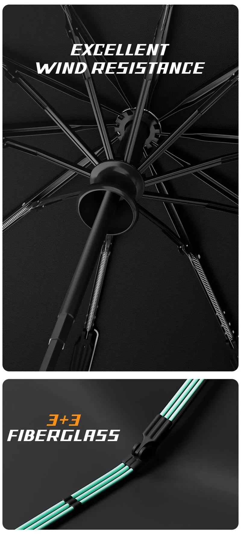 Automatic Folding Umbrella for Men and Women Mechanical Design Large Reinforced Windproof and Sunshade Ideal for Gift Outdoor Um