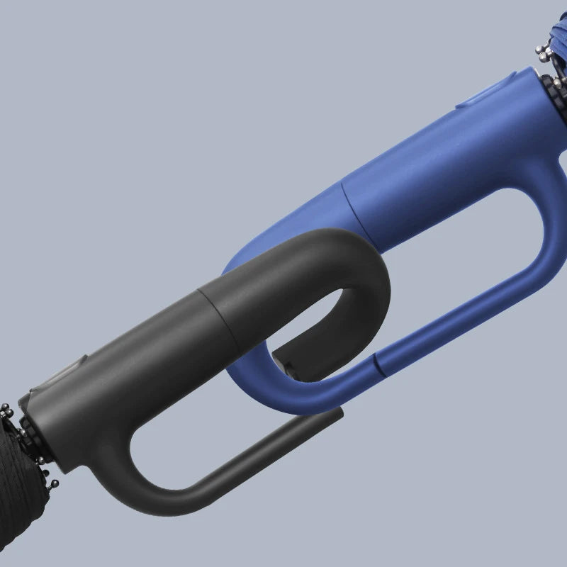 Ring Buckle Design 20 Rib Fully Automatic Umbrella for Men Folding Extra Large Strong Strong Women's Sunshade Double Umbrella