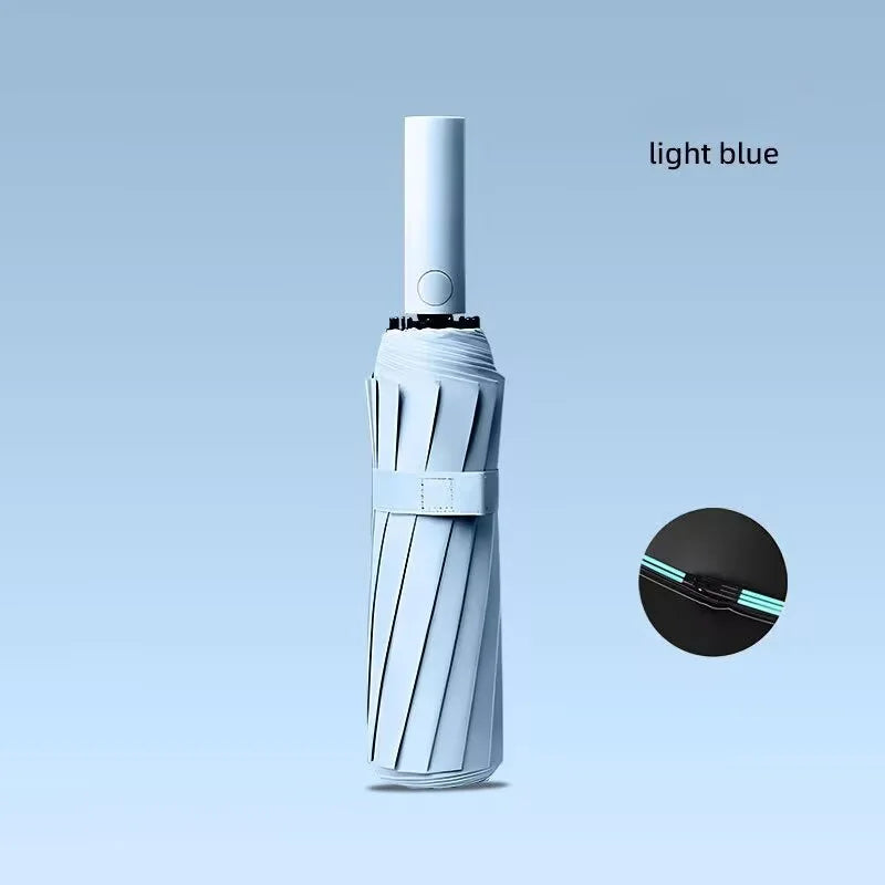 Super Strong 60Bone Windproof Folding Umbrella Telescopic Umbrella Large Automatic Waterproof Anti-storm Sunproof Uv Umbrella