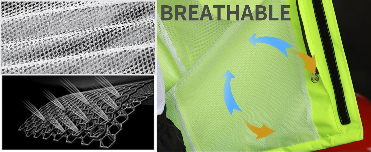 WOSAWE Motorcycle Raincoat Split Men Women Riding Rain CoatAnti-storm Locomotive Rain Cape Whole Body Waterproof Reflective