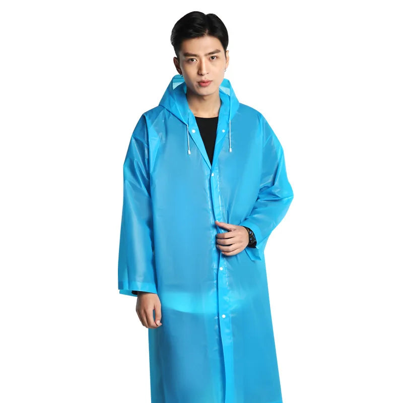Adult Raincoat Non Disposable Thickened Outdoor Travel Climbing Waterproof Rain Gear Universal One Piece Raincoat