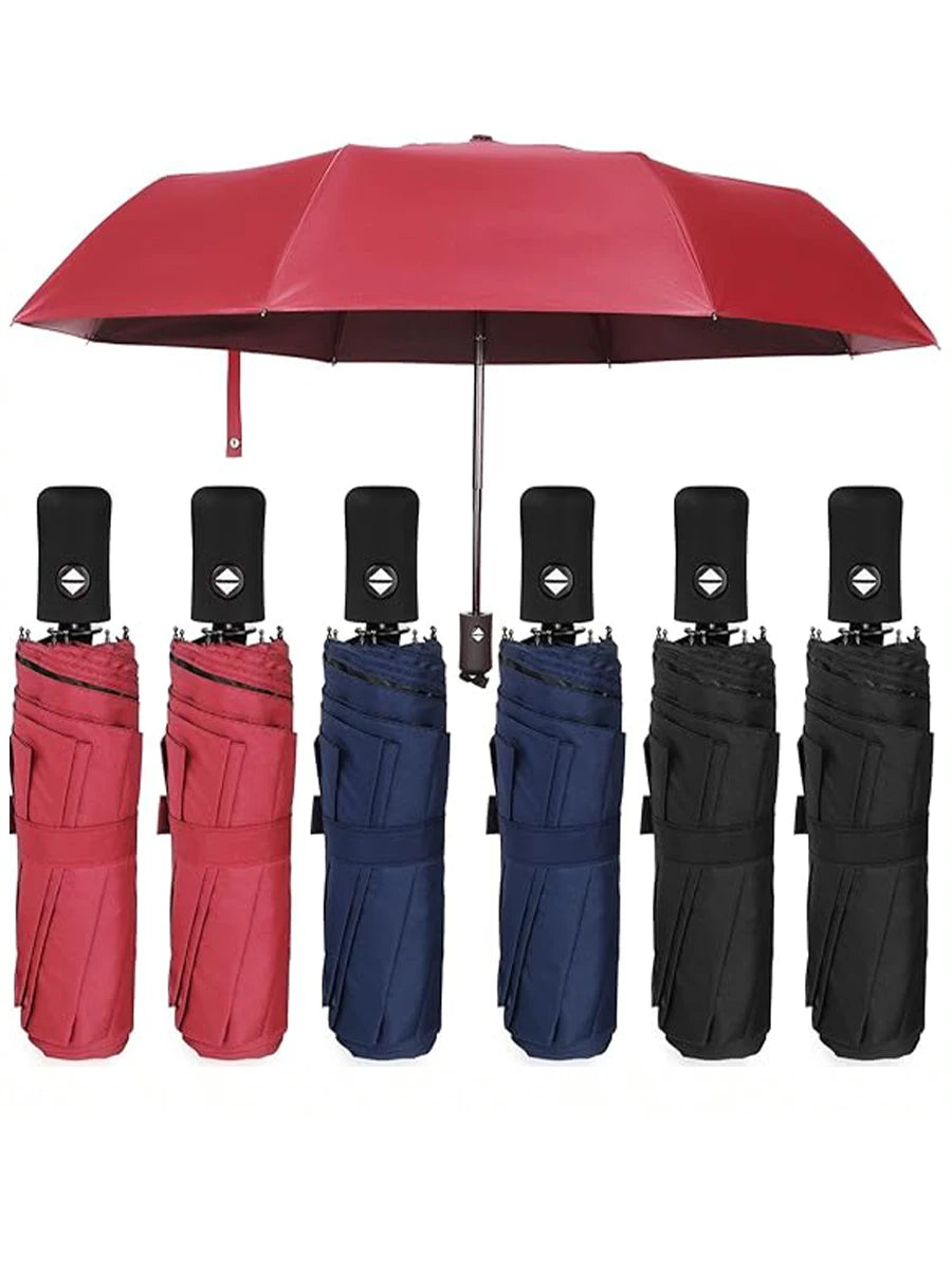 Automatic umbrella eight bone vinyl sunshine and rain dual-purpose sun umbrella sunshade and UV rays automatic folding gift adve