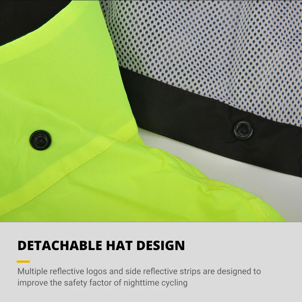 Motorcycle Raincoat Waterproof Days Reflective Raincoat Set Motorcyclis Breathable Comfortable Ultra-thin Raincoat With Storage