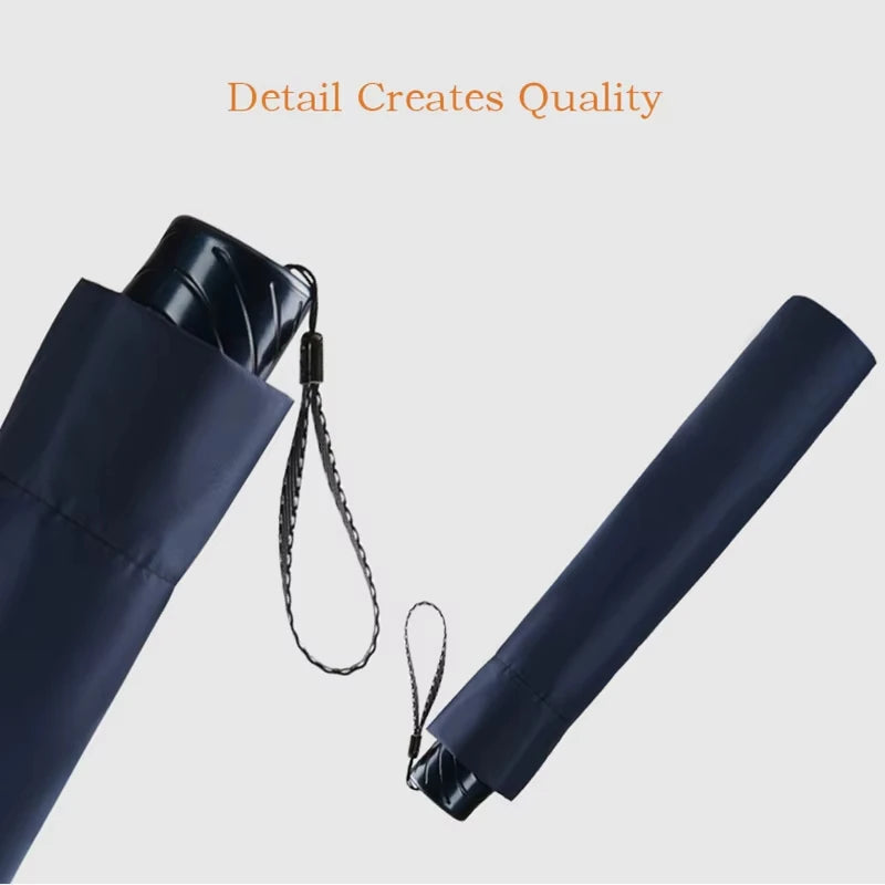 Enlarge Durable 130CM Steel Frame Umbrella Water-Resistant Pongee Canopy UPF50+ Sun Protection Manual Open Dual-Use for Travel
