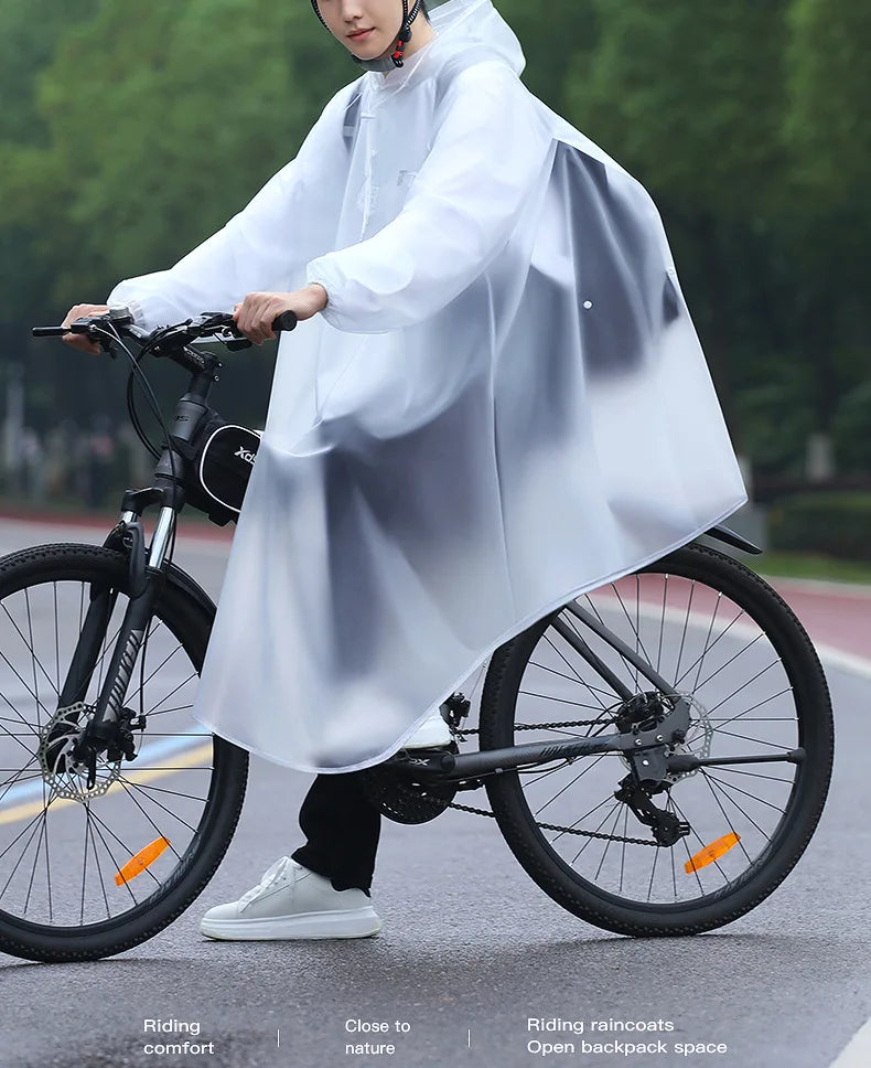 Youthful Bicycle Raincoat for School Riding Mountain Bike Road Outdoor Cycling ex High School Students Special Use
