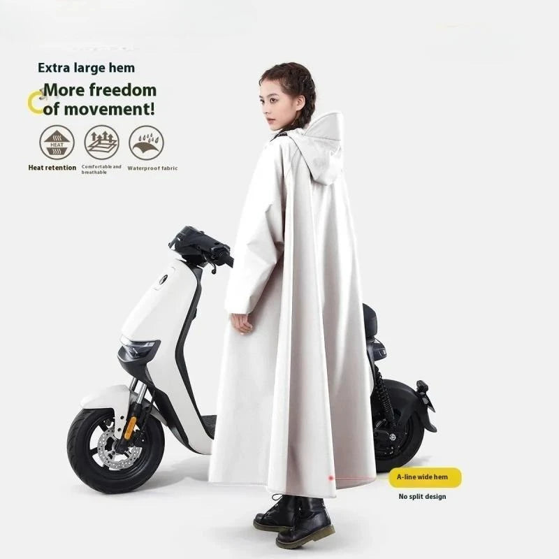 NPY New Thickened Adult Motorcycle Raincoat Electric Car Rain Coat For Men Women Durable Waterproof Riding Gear Special Raincoat