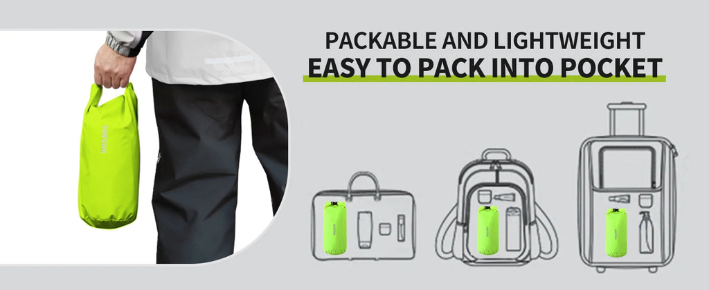 WOSAWE Motorcycle Raincoat Men Women Waterproof Jacket Hiking Windbreaker Breathable Reflective Fishing Camping Hooded Rain Coat