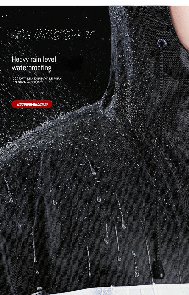 Long raincoat full body rainstorm proof outdoor men's single woman adult raincoat electric motorcycle poncho