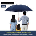 130cm Extra-large Folding Umbrella Heavy-duty Reinforced Portable Travel Windproof Rain Umbrella For Travel Family Use 2026