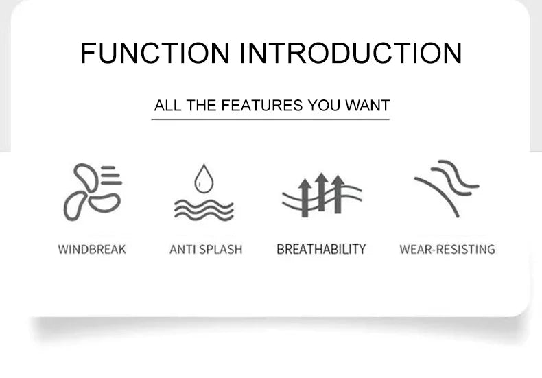 JNLN Men Women Hiking Jackets Waterproof Sun Protective Windbreaker Unisex Camping Climbing Outdoor Rain Coat Portable Clothes