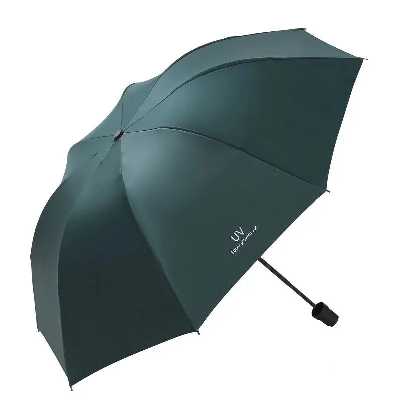 Umbrellas Sun umbrellas Cartoon rain and sunny manually folded student portable umbrellas Sunshade accessories Outdoor equipment
