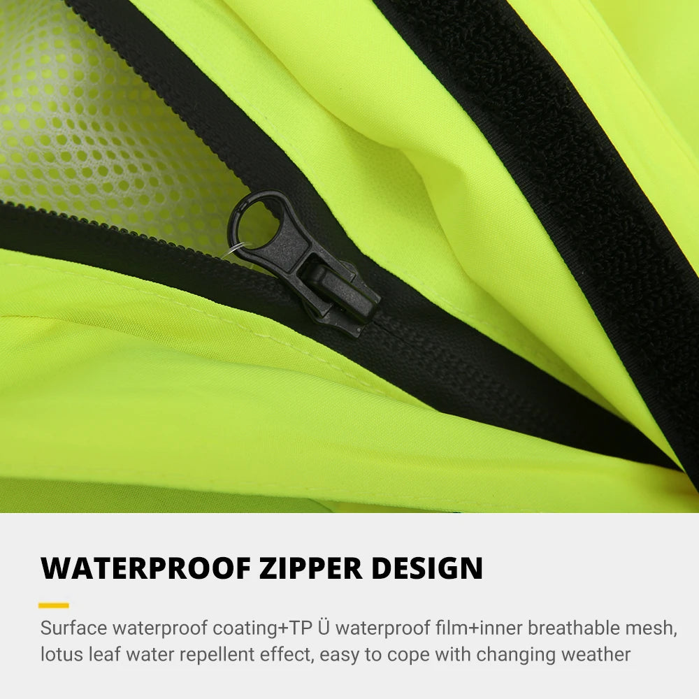 Motorcycle Raincoat Waterproof Days Reflective Raincoat Set Motorcyclis Breathable Comfortable Ultra-thin Raincoat With Storage