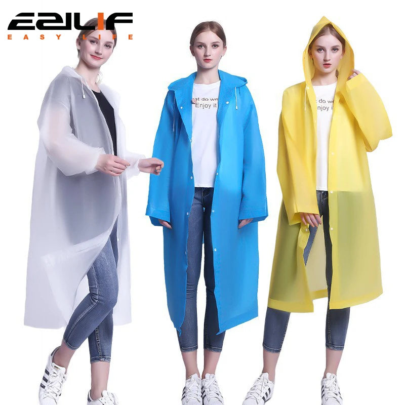 Adult Raincoat Non Disposable Thickened Outdoor Travel Climbing Waterproof Rain Gear Universal One Piece Raincoat