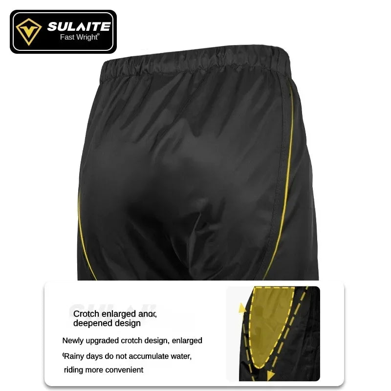 Split Waterproof Motorcycle Riding Rain Suit for Men & Women Outdoor Dirt biker Scooter/Bike Racing Jacket & Pants Set Raincoat