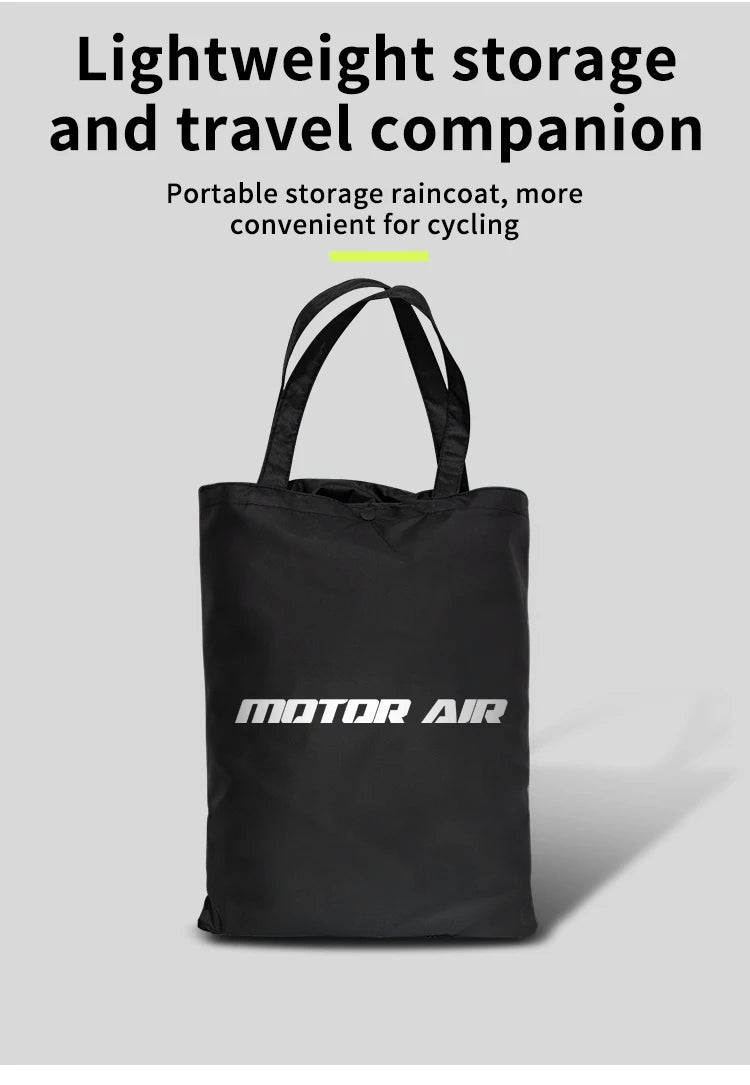 2025 New Upgrade Version Riding Clothes Rainy Suit Black Motorcycle Rider Raincoat Split Type 2pcs/Set Breathable Deep Rainproof