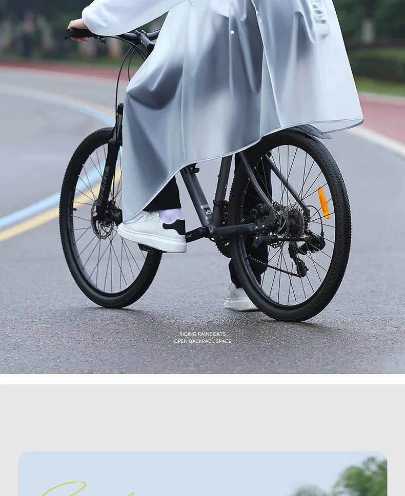 Youthful Bicycle Raincoat for School Riding Mountain Bike Road Outdoor Cycling ex High School Students Special Use