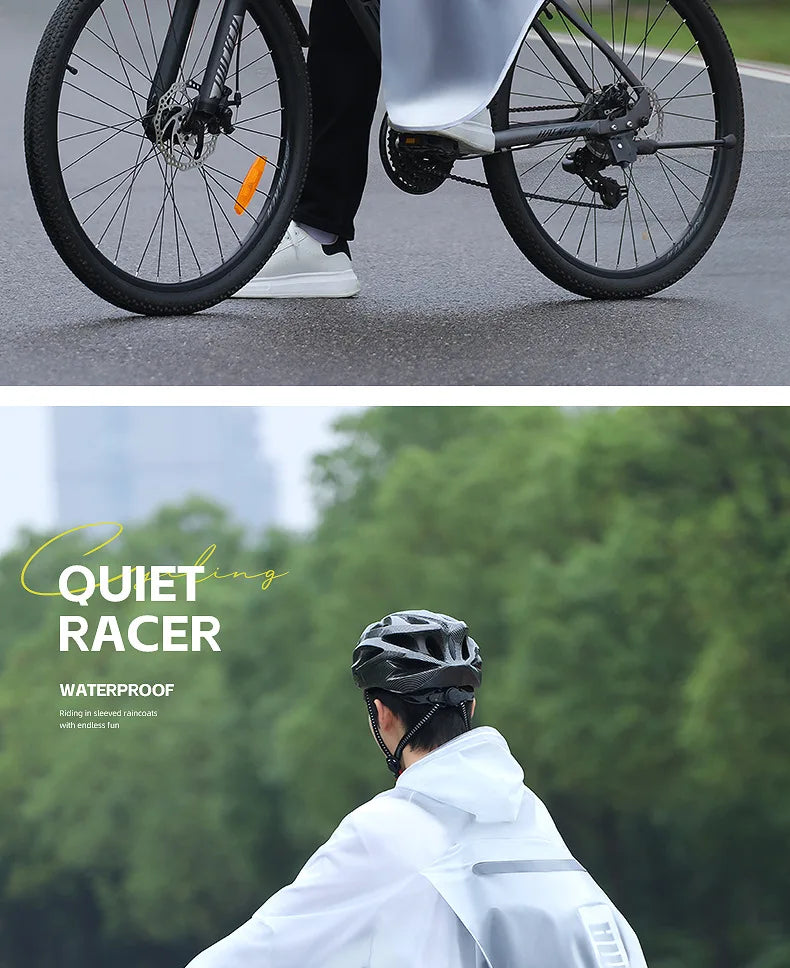 Youthful Bicycle Raincoat for School Riding Mountain Bike Road Outdoor Cycling ex High School Students Special Use