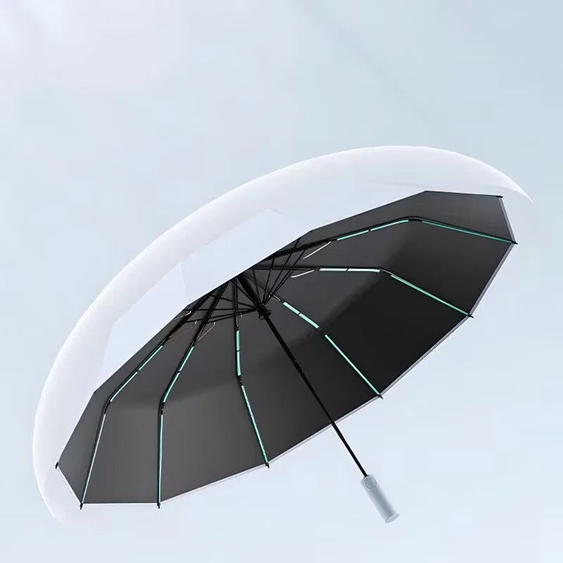 Super Strong 60Bone Windproof Folding Umbrella Telescopic Umbrella Large Automatic Waterproof Anti-storm Sunproof Uv Umbrella