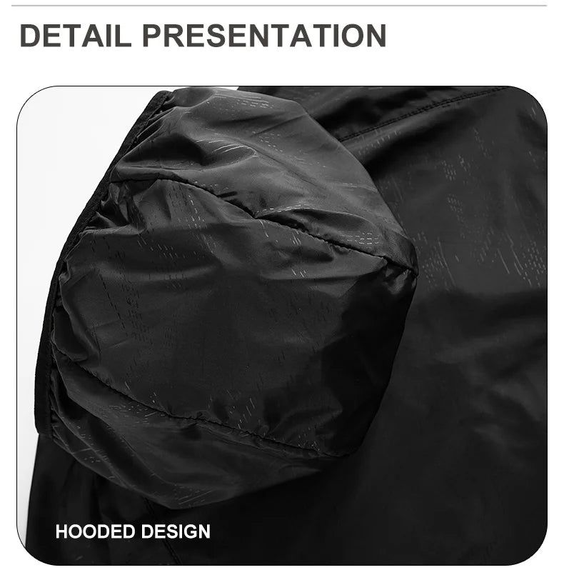 JNLN Hiking Jacket Men Women Waterproof Sun Protective Windbreaker Camping Climbing Outdoor Rain Coat Unisex Portable Clothes