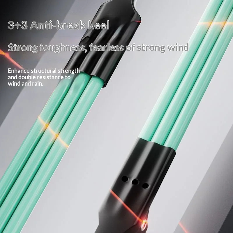 Cyber style fully automatic umbrella,extra large and reinforced,wind-resistant, UV-proof, suitable for both sunny and rainy days