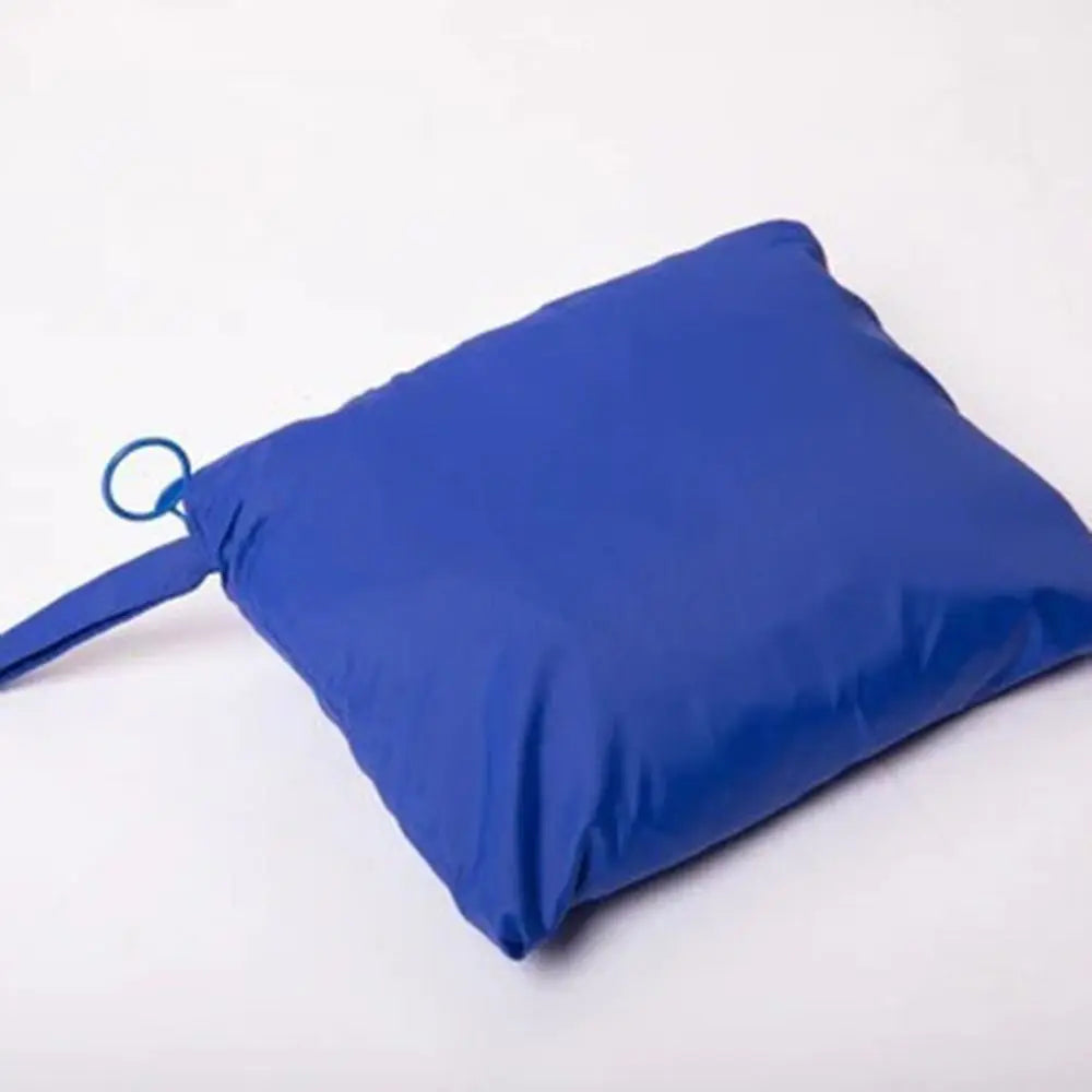 Reusable Wheelchair Rain Poncho Waterproof Reflective Strip Raincoat Cloak Lightweight with Hood Windproof Cape Old Scooter