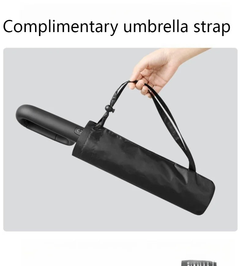 Ring Buckle Design 20 Rib Fully Automatic Umbrella for Men Folding Extra Large Strong Strong WOMEN'S Sunshade Double Umbrella