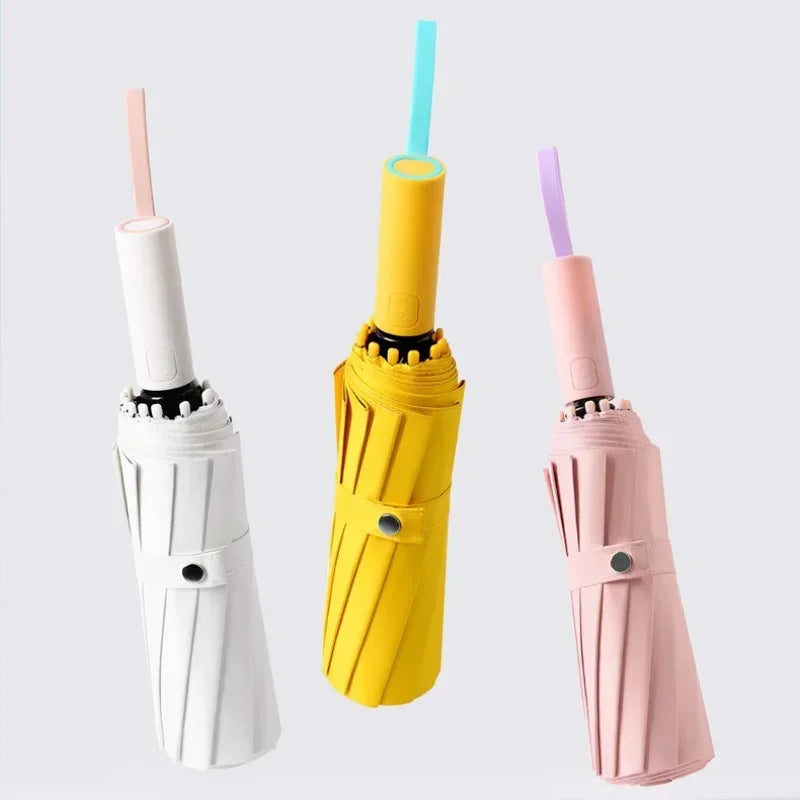 Super Strong Windproof Automatic Umbrella for Men and Women, 72 Bone, Large Rainproof, Sun UV Protection, Folding Rain Umbrellas