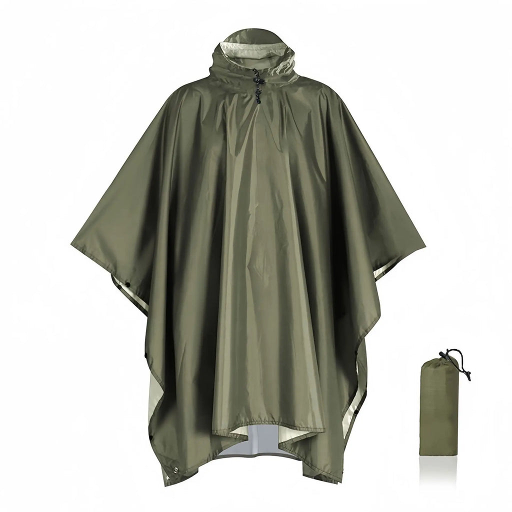 New 3 in 1 Outdoor Raincoat Waterproof Multifunction Rain Cover Lightweight Large Outdoor Rainwear Hiking Travel