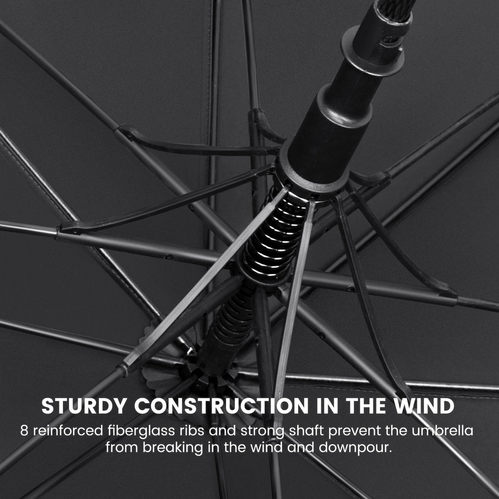 Golf Umbrella Extra Large Oversize Double Canopy Vented Windproof Waterproof Umbrella  62 Inch Automatic Open Golf Umbrella