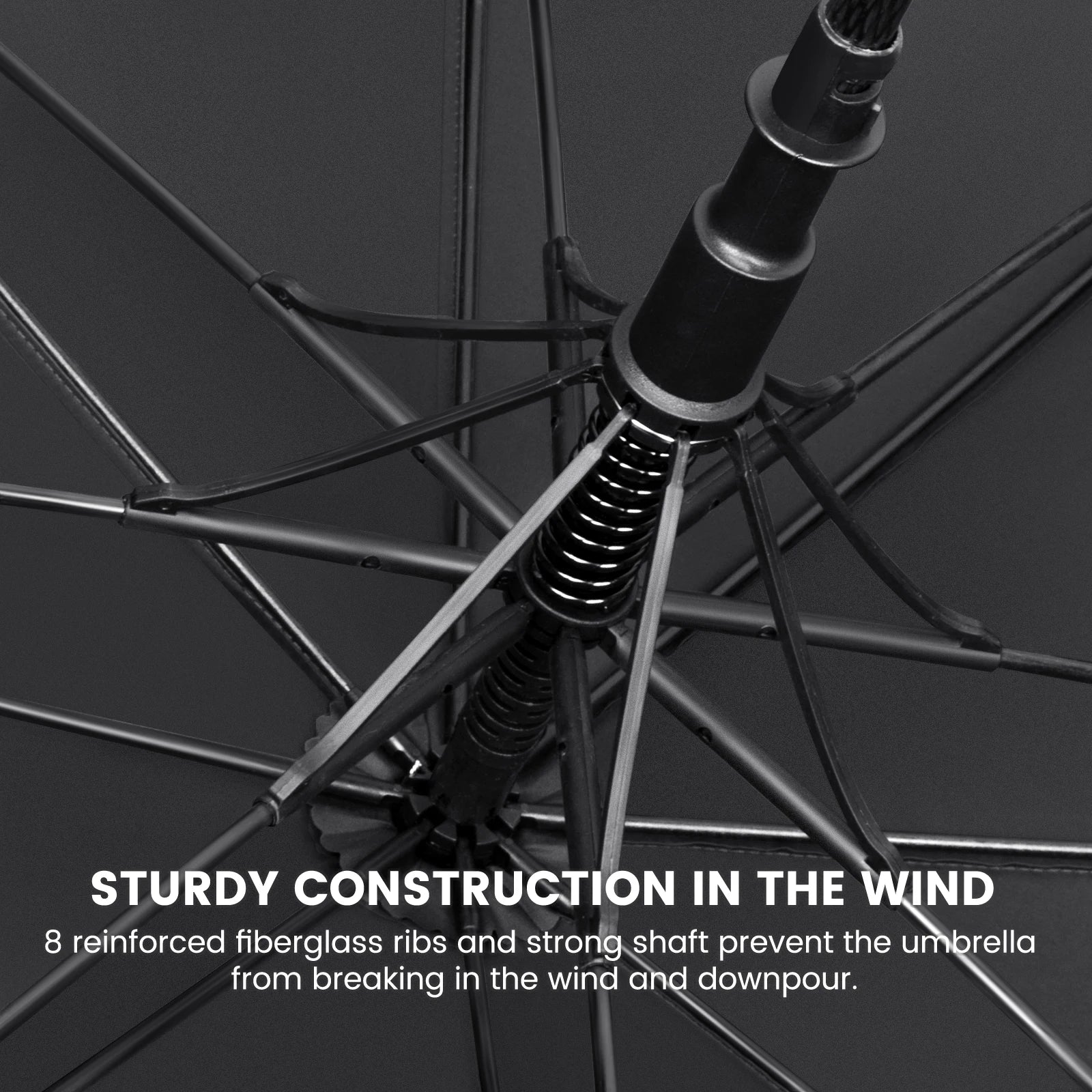 Golf Umbrella Extra Large Oversize Double Canopy Vented Windproof Waterproof Umbrella  62 Inch Automatic Open Golf Umbrella