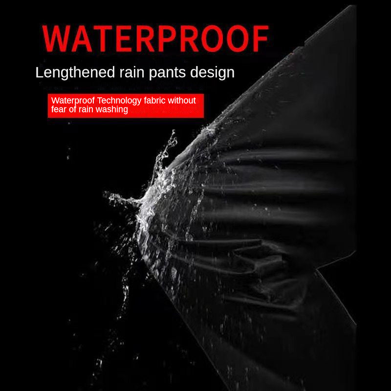 Full Body Raincoat And Rainpants Suit for Electric Bicycle & Motorcycle Reflective Split Design for Takeaway Riding Storm Protec
