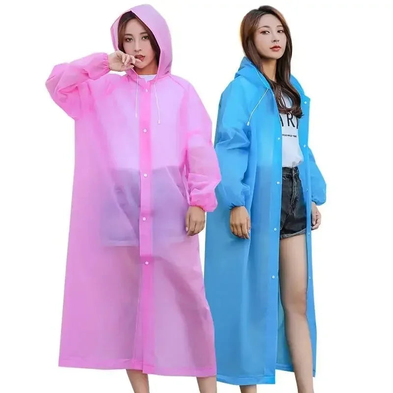 Adult Raincoat Non Disposable Thickened Outdoor Travel Climbing Waterproof Rain Gear Universal One Piece Raincoat
