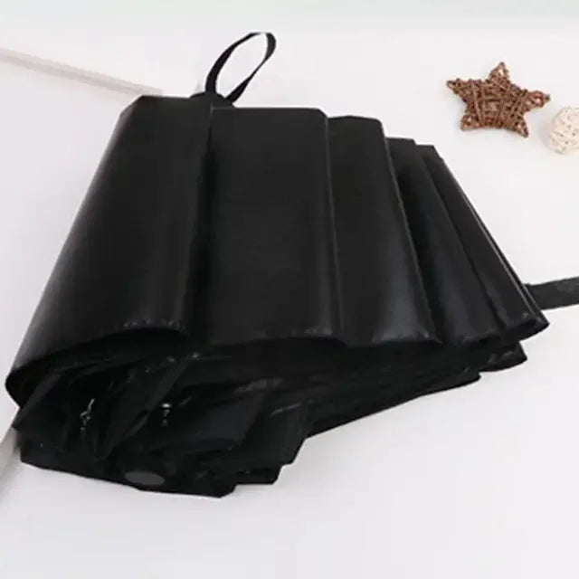 Umbrellas Sun umbrellas Cartoon rain and sunny manually folded student portable umbrellas Sunshade accessories Outdoor equipment