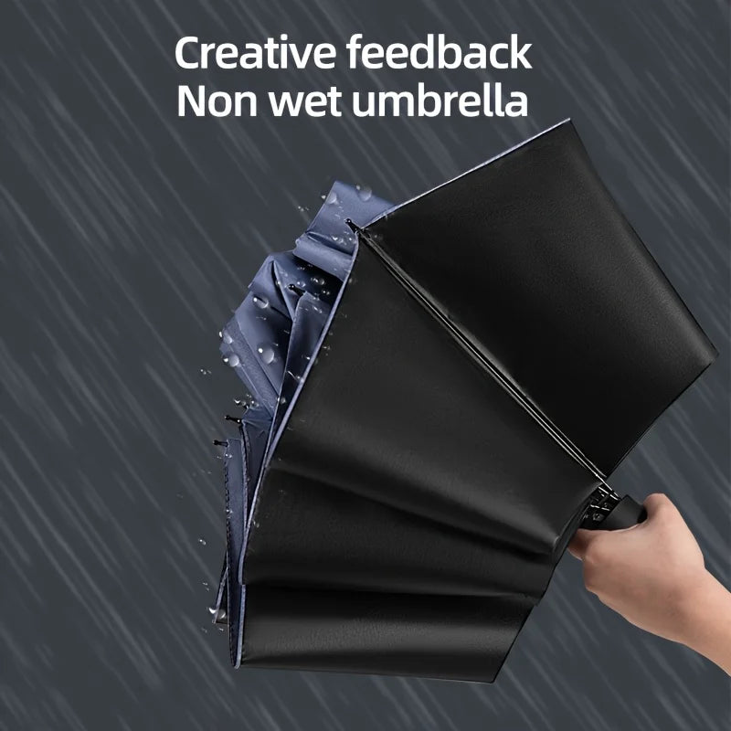 Super Large 130CM Business Folding Men Umbrella, Windproof Strong, Waterproof Sunproof Sunshade Uv Big Umbrellas