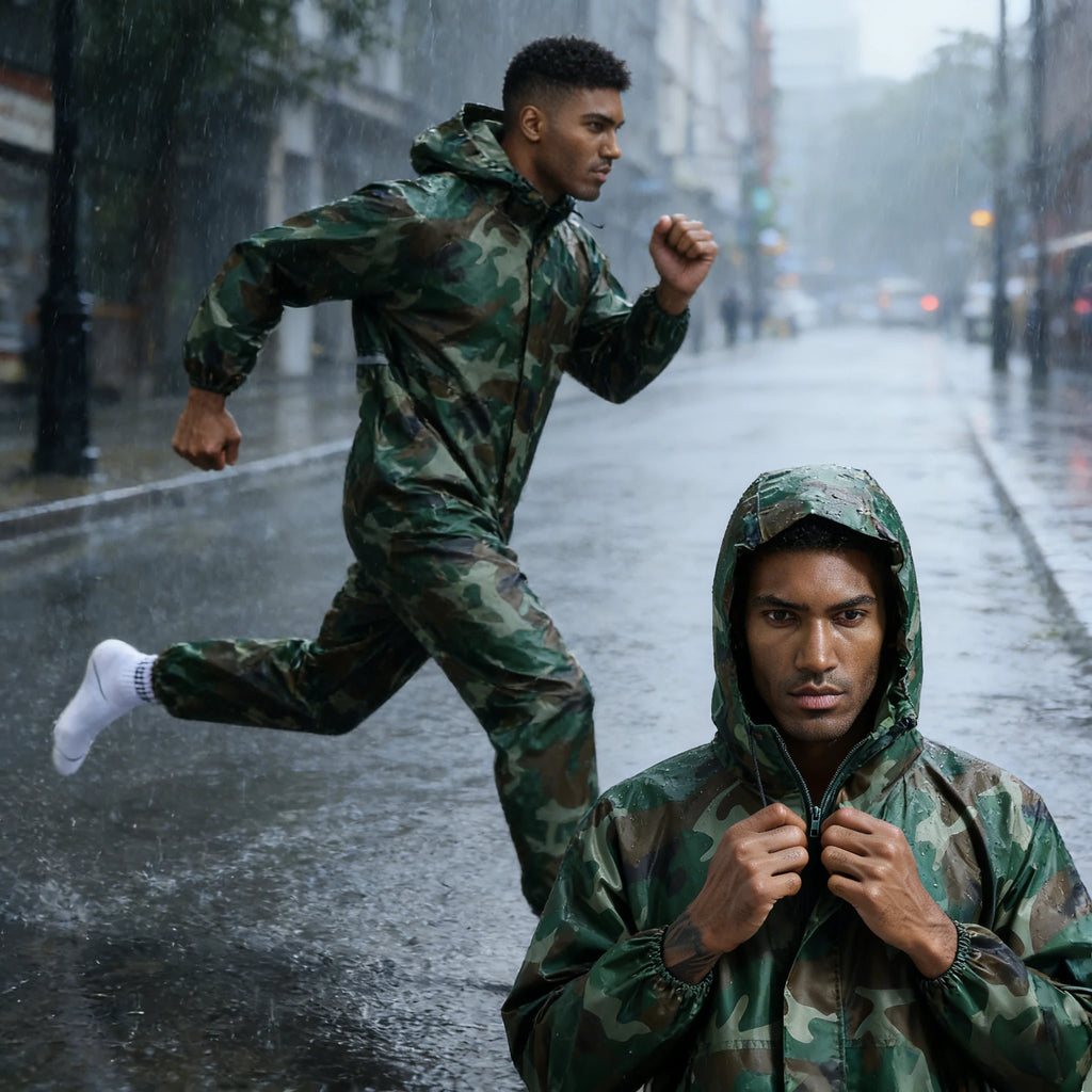 Waterproof Raincoat /Conjoined Men Raincoat/overalls Men and Women Fission Rain Suit Rain Coat Hooded Womens Raincoat