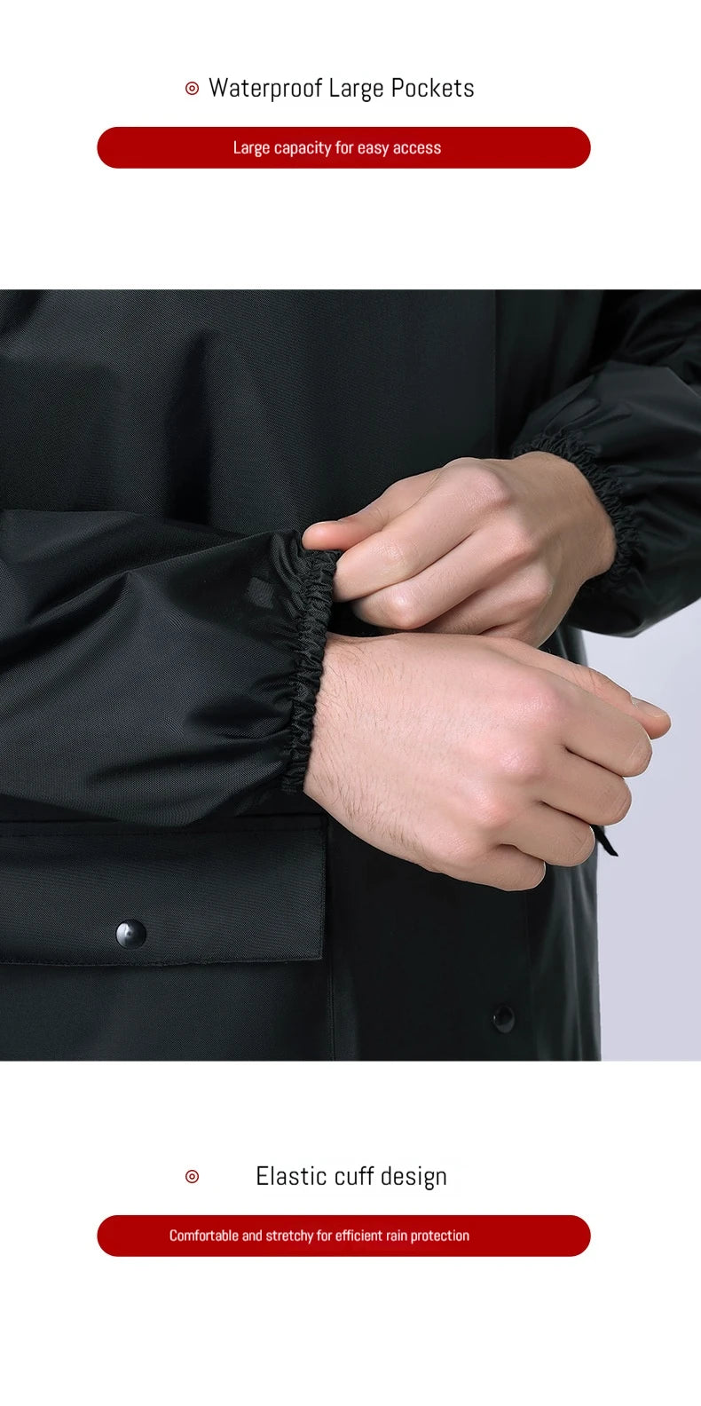 Long raincoat full body rainstorm proof outdoor men's single woman adult raincoat electric motorcycle poncho